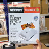 Geepas Grill Maker GGT36548 || Original Product + 2-Year Local Warranty