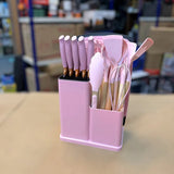 19 Piece Kitchen Utensils & Knives Set