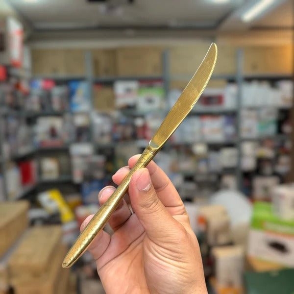 24 Pieces Golden Cutlery Set - Lot Imported